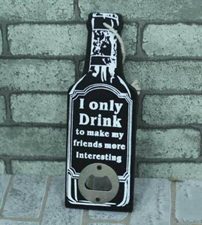 Rustic Retro Wooden Multipurpose Beer Bottle Opener DIY Kitchen eprolo