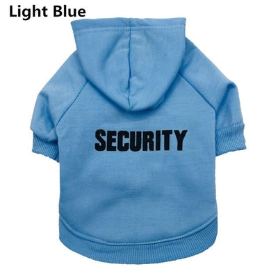 Security Cat Clothes Pet Cat Coats Jacket Hoodies For Cats Outfit Warm Pet Clothing Rabbit Animals Pet Costume eprolo