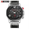 CURREN Quartz watches Men Leather Wrist Watch eprolo