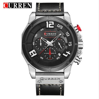 CURREN Quartz watches Men Leather Wrist Watch eprolo