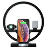 3 IN 1 QI Fast Wireless Charger Dock for iPhone 11 Pro Max for Apple Watch iWatch 1 2 3 4 5 Airpods Charger Holder LED Lamp 2019 eprolo