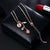 26 English Letter Pendant Necklace Rose Exquisite Pendant Necklace Birthday Gift Necklace eprolo