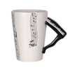 Guitar Ceramic Cup Personality Music Note Milk Juice Lemon Mug Coffee Tea Cup Home Office Drinkware Unique Gift eprolo