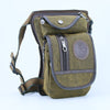 Canvas/Nylon Men Waist Pack Leg Drop Bags Motorcycle Crossbody Messenger Shoulder Belt Bum Male Hip Purse Pouch Thigh Fanny Bags eprolo