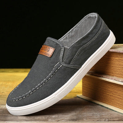 Summer Outdoor Solid Footwear Vulcanize Shoes Comfortable Men's Flats Canvas Shoes Men Denim Cloth Casual Shoes eprolo