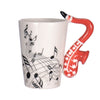 Guitar Ceramic Cup Personality Music Note Milk Juice Lemon Mug Coffee Tea Cup Home Office Drinkware Unique Gift eprolo