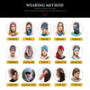 Retail Sport Wide Women Ponytail Headband Running Fitness Yoga Warm Ear Cover Outdoor Cycling Tennis Fleece Sweatband Headscarf eprolo