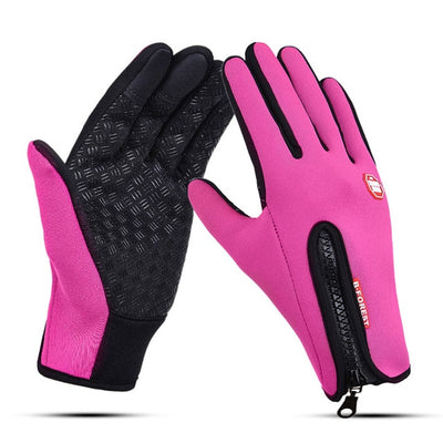 Touch Screen Windproof Outdoor Sport Gloves,Men Women Winter Fleece Thermal Warm Running Gloves,Anti-slip Cycling Gloves eprolo