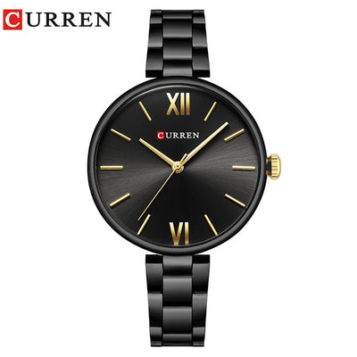 CURREN Women Watch Quartz Female clock Casual Fashion Stainless Steel Strap Watch eprolo