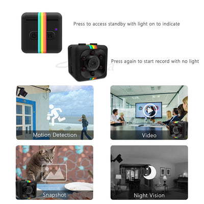 SQ11 mini camera 1080P HD Sport DV DVR Monitor Concealed camera SQ 11 night vision micro small camera Mini camcorder eprolo
