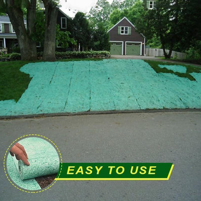 1Pcs Biodegradable Grass Seed Mat Seed Starter Mat 3M × 0.2M Grass Seed Carpet Seed Starter Mat Garden Supplies eprolo