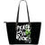 Peace, Love, Ride Large Leather Tote Getbrewtaps.com