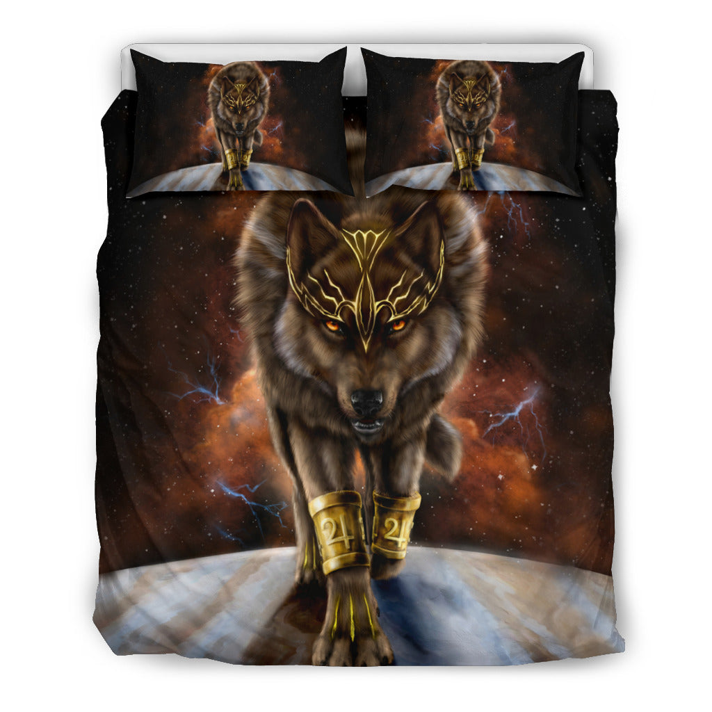 Wolf Bedding Set Getbrewtaps.com