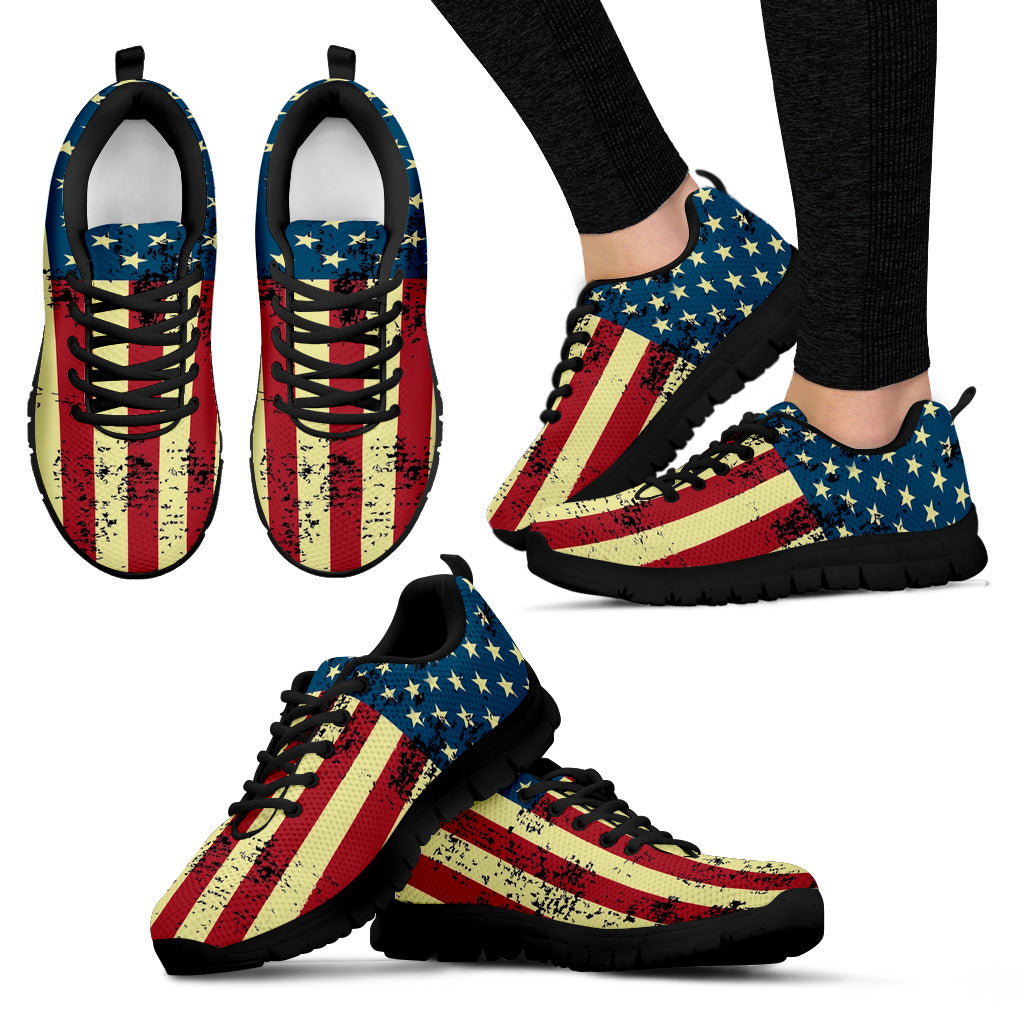 NP American Flag Women's Running Shoes Getbrewtaps.com