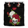 Skulls and Roses Bedding Set Getbrewtaps.com