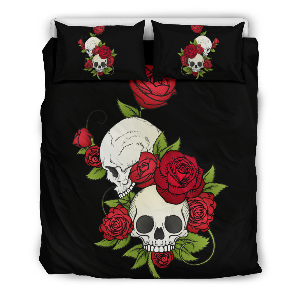Skulls and Roses Bedding Set Getbrewtaps.com