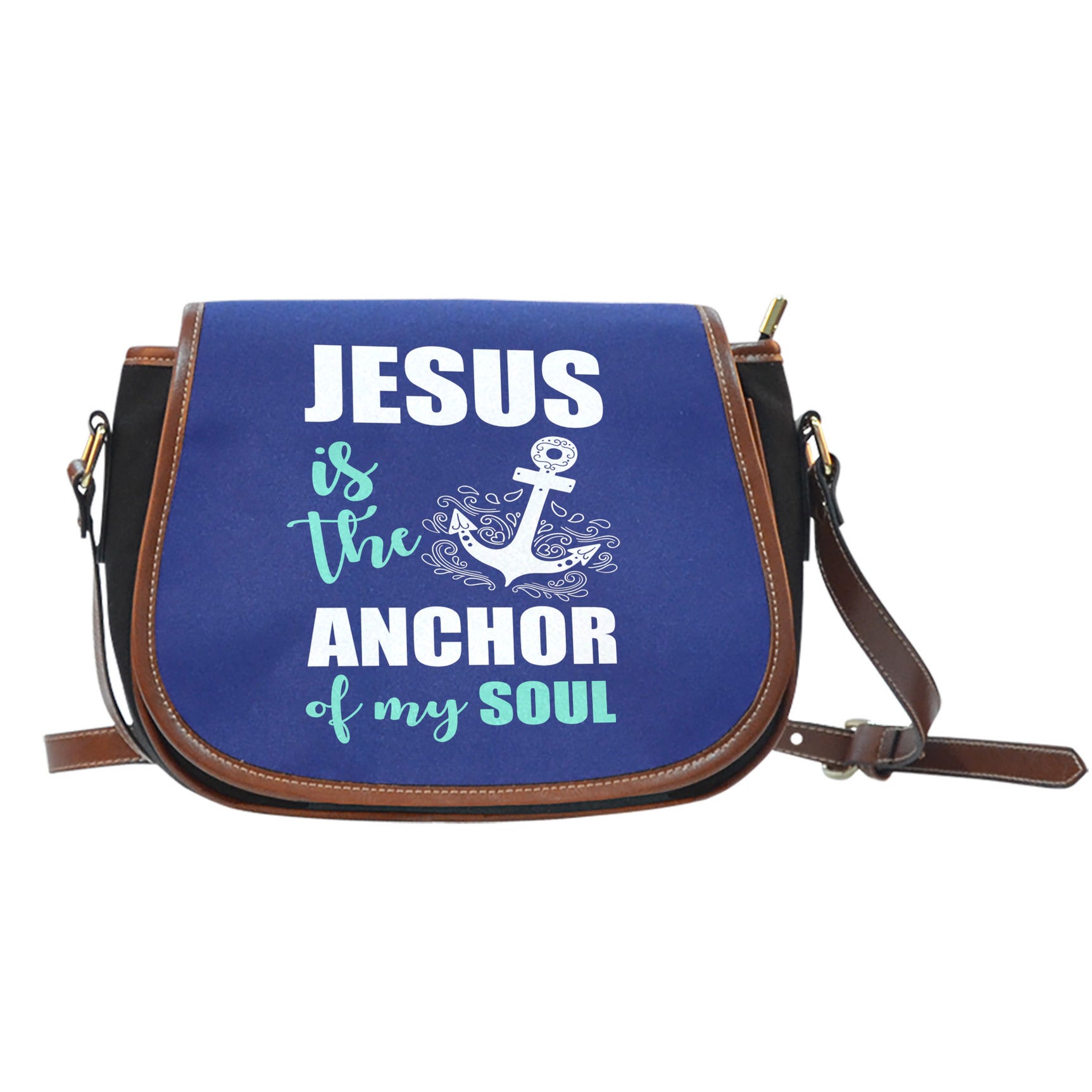 NP Jesus Is The Anchor Saddle Bag Getbrewtaps.com