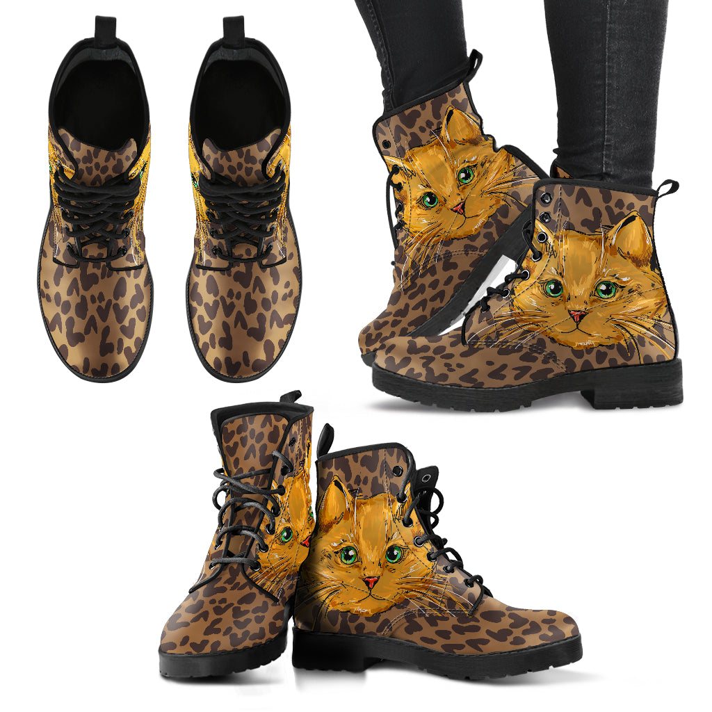 Cat Lover  Handcrafted Boots Getbrewtaps.com
