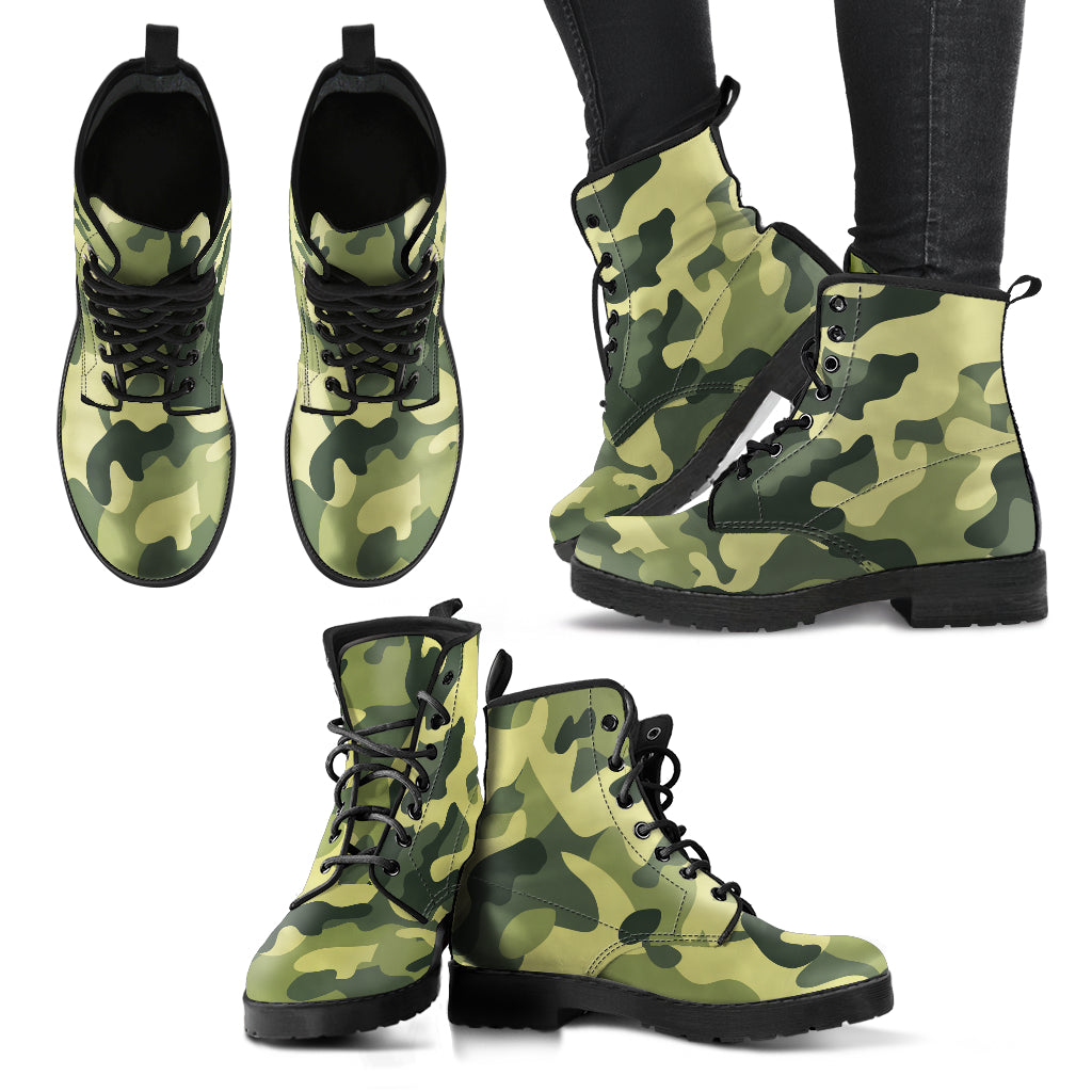 Unique Designer Motorcycle-Style Green Minimalistic Military Camo Getbrewtaps.com