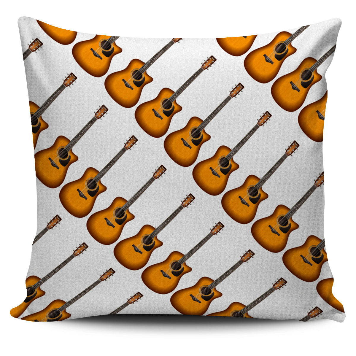 Guitar Print Music Pillow Cover Getbrewtaps.com