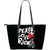 REDPeace, Love, Ride LARGE PU LEATHER TOTE Getbrewtaps.com