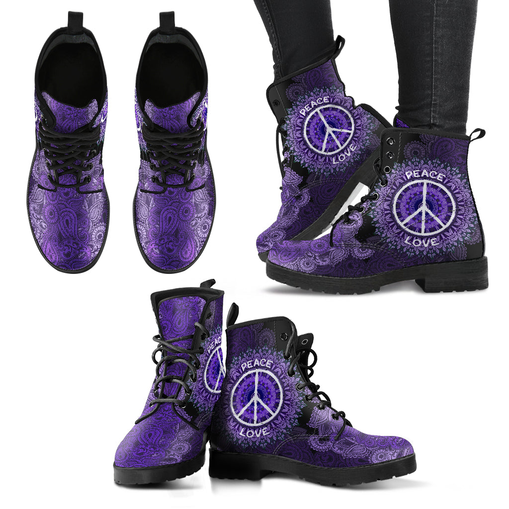 Peace & Love Handcrafted Boots V4 Getbrewtaps.com