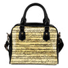 Sheet Music Shoulder Handbag Getbrewtaps.com
