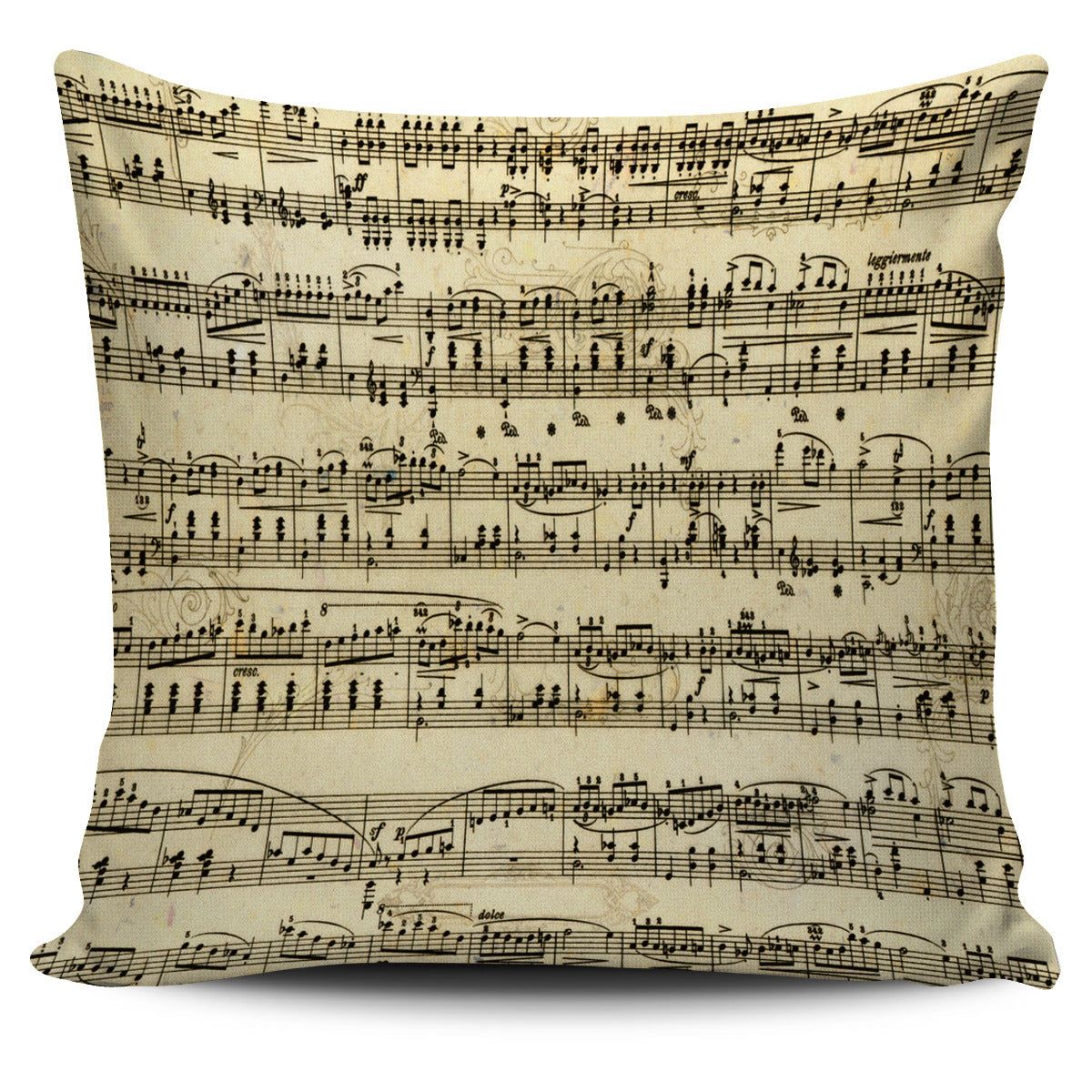 Sheet Music Pillow Cover Getbrewtaps.com
