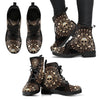 Skulls Bones Women's Leather Boots - Black Getbrewtaps.com