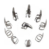 3PCS Sliver Adjustable Stainless Steel Guitar Pick Finger Protection Guard eprolo