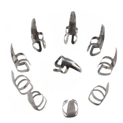 3PCS Sliver Adjustable Stainless Steel Guitar Pick Finger Protection Guard eprolo