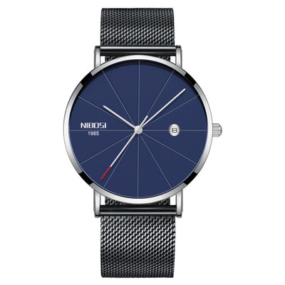 NIBOSI Ultra Thin Fashion Men Watch Top Luxury Brand Business Quartz Watches Waterproof Sports Watch eprolo