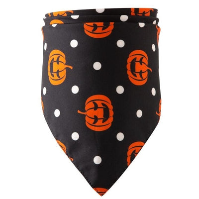 Christmas Pet Dog Bandana Small Large Dog Bibs Towel Scarf Halloween Pumpkin Printing Puppy Pet Grooming Costume Accessories eprolo