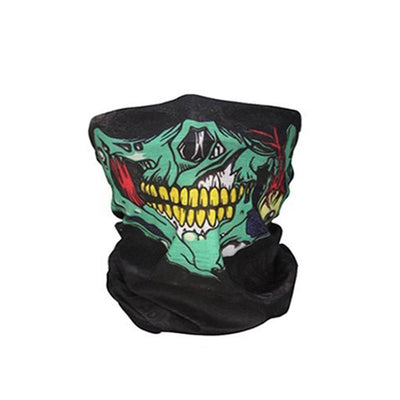 Cycle Zone 2pcs/set Seamless Skull Face Mask Airsoft Breathable Motorcycle Bike eprolo