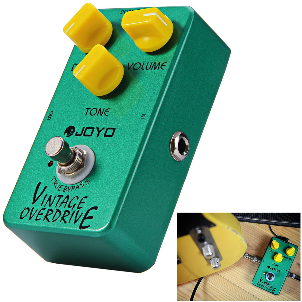 JOYO JF - 01 True Bypass Design Vintage Overdrive Guitar Effect Pedal with RC4588 Chip eprolo
