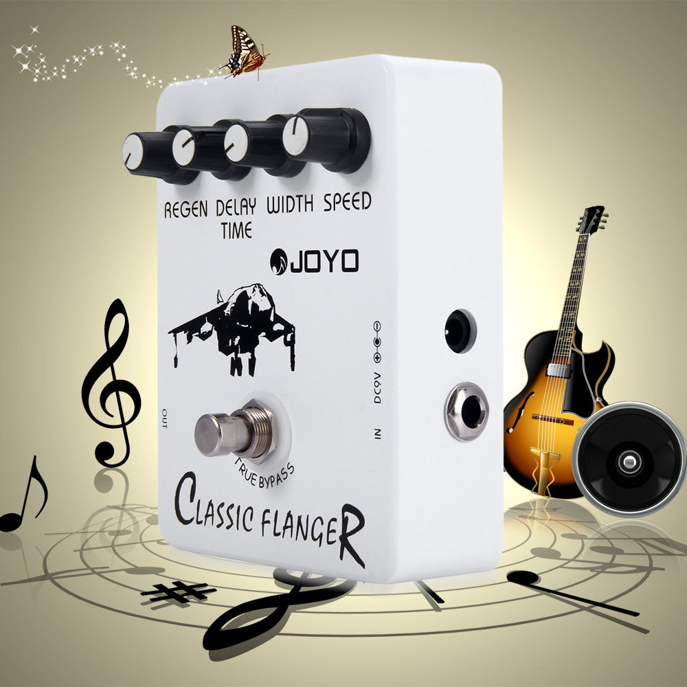 JOYO JF - 07 True Bypass Design Vintage Phase Guitar Effect Pedal with 4 Adjustable Knobs eprolo