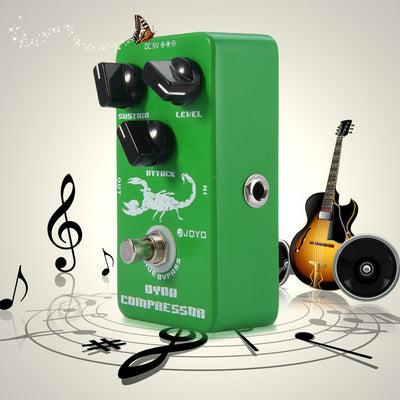 JOYO JF - 10 True Bypass Design Dynamic Compressor Guitar Effect Pedal with Aluminum Alloy Casing eprolo