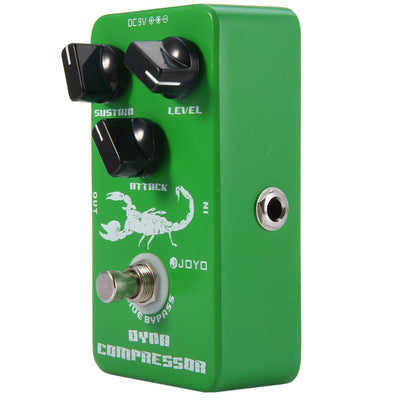 JOYO JF - 10 True Bypass Design Dynamic Compressor Guitar Effect Pedal with Aluminum Alloy Casing eprolo