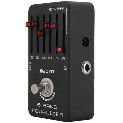 JOYO JF - 11 True Bypass Design 6 Band EQ Equalizer Guitar Effect Pedal with Aluminum Alloy Casing eprolo
