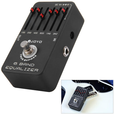 JOYO JF - 11 True Bypass Design 6 Band EQ Equalizer Guitar Effect Pedal with Aluminum Alloy Casing eprolo