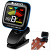 JOYO JMT - 03 Clip-on 360 Degrees Rotation Color LCD Guitar Tuner Metronome for Bass Violin Ukulele eprolo
