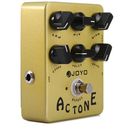 JOYO JF - 13 True Bypass Design AC Tone Vox Amp Simulator Electric Guitar Effect Pedal with Aluminum Alloy Casing eprolo