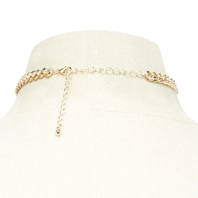Trendy Women Jewelry Cute Heart Lock Necklace Gold Silver Choker Necklace Pendant On Neck Accessories eprolo