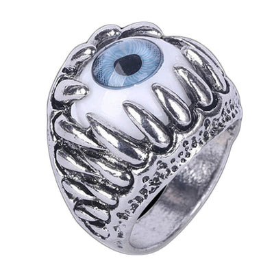 Evil Eye Skull Ring Halloween Jewelry eprolo