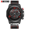 CURREN Quartz watches Men Leather Wrist Watch eprolo