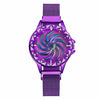 Women Magnet Buckle Rotating Watch Luxury Ladies Stainless Steel Quartz Watch Clock Relogio Feminino eprolo