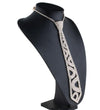 Tie Shaped Maxi Statement Necklace Women Luxury Females Sexy Collar Choker Rhinestone Necklace eprolo