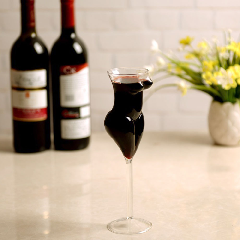 201-300Ml Creative Crystal Sexy Naked Glass Cup Stylish Red Wine Glass Vodka Shot Cup Whiskey Glassware Drinking For Barware eprolo