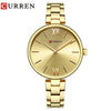 CURREN Women Watch Quartz Female clock Casual Fashion Stainless Steel Strap Watch eprolo