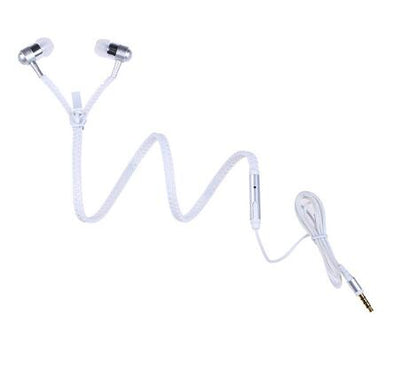 Wired earbuds Light Luminous Metal Zipper Earphone Glow In The Dark earbuds Hands Free Zipping earbuds Earhpones eprolo